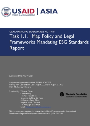 Task 111 Map policy and legal frameworks mandating ESG standards_v2_20210504